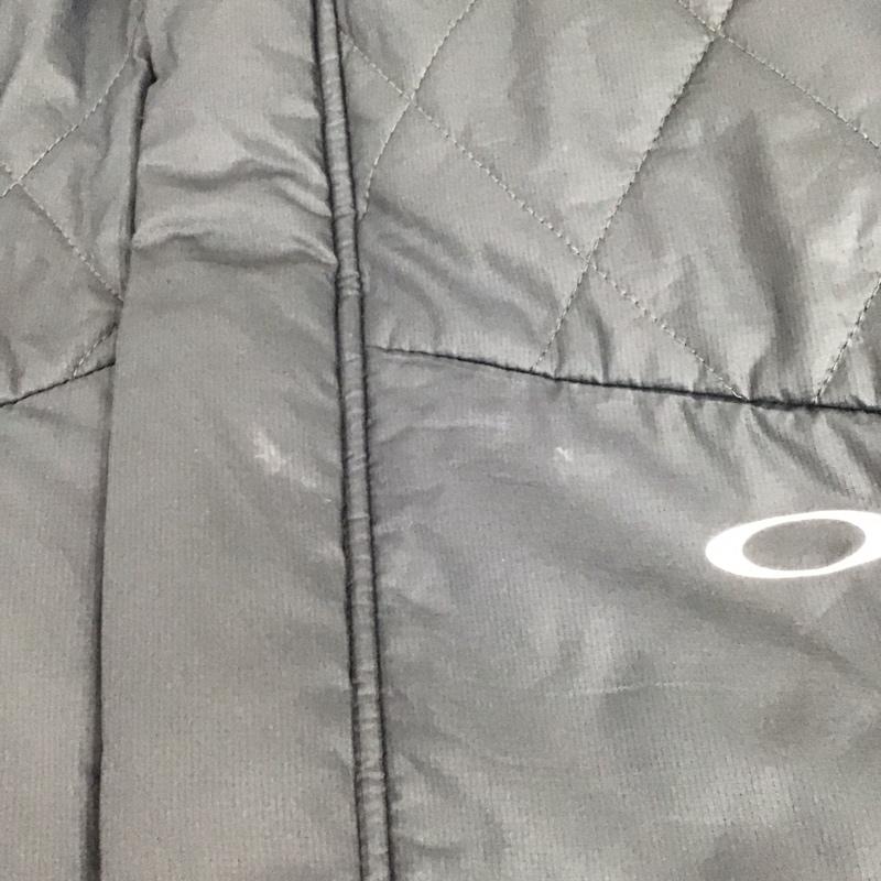 オークリー OAKLEY ジャケット、上着 ジャンパー、ブルゾン ジップアップジャケット ナイロンジャケット アウター キルティング S ロゴ、文字 紺 / ネイビー /  メンズ USED 古着 中古 10151341