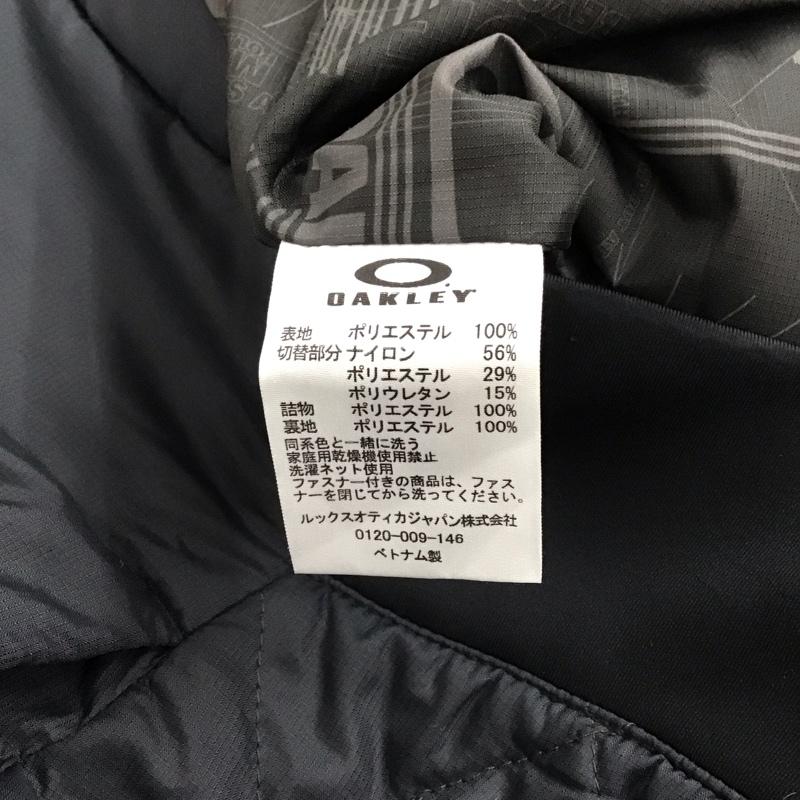 オークリー OAKLEY ジャケット、上着 ジャンパー、ブルゾン ジップアップジャケット ナイロンジャケット アウター キルティング S ロゴ、文字 紺 / ネイビー /  メンズ USED 古着 中古 10151341