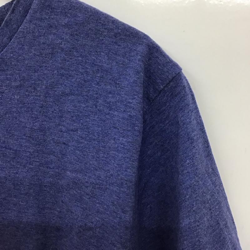 ポロラルフローレン POLO RALPH LAUREN Tシャツ 半袖 半袖カットソー プリントTシャツ クルーネックカットソー L ロゴ、文字 青 / ブルー /  メンズ USED 古着 中古 10151343