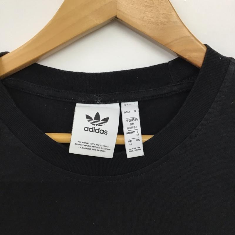 アディダス adidas Tシャツ 半袖 gn1856 プリントTシャツ 半袖カットソー M プリント 黒 / ブラック /  メンズ USED 古着 中古 10151344