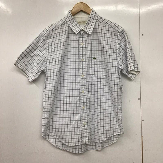 ラコステ LACOSTE シャツ、ブラウス 半袖 半袖シャツ プリントシャツ ポケットシャツ 4 チェック マルチカラー / マルチカラー /  メンズ USED 古着 中古 10151346