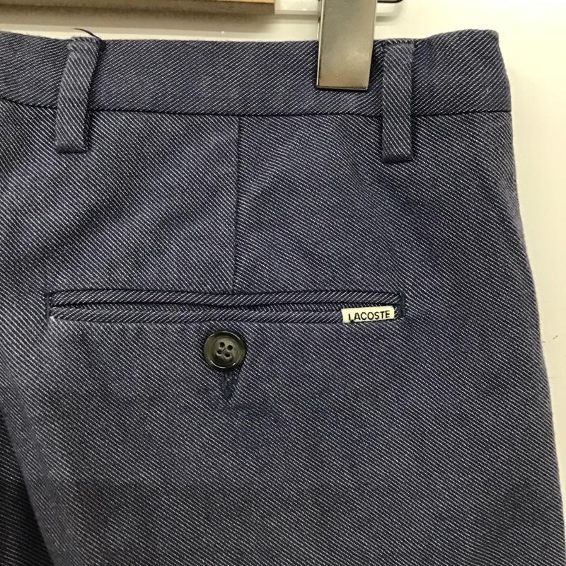 ラコステ LACOSTE パンツ チノパン チノパン スリムパンツ カジュアルパンツ 38 無地 青 / ブルー /  メンズ USED 古着 中古 10151354