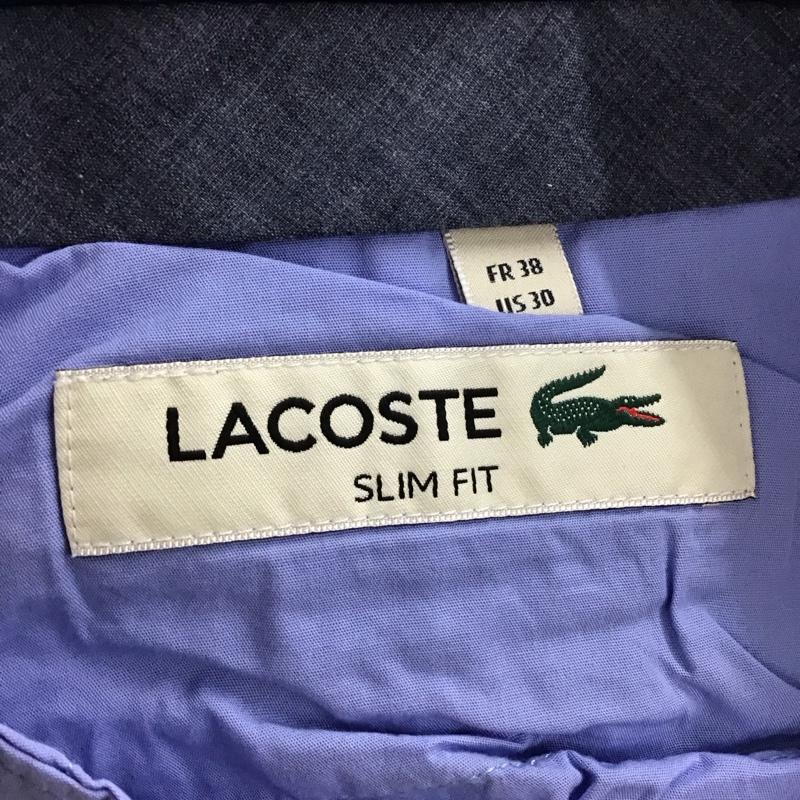 ラコステ LACOSTE パンツ チノパン チノパン スリムパンツ カジュアルパンツ 38 無地 青 / ブルー /  メンズ USED 古着 中古 10151354