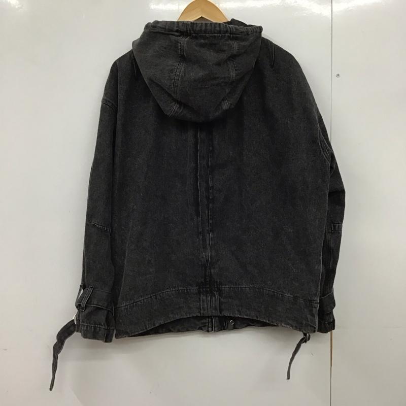 クレイル CLEL ジャケット、上着 ジャケット、ブレザー ジップアップジャケット パーカージャケット アウター S 無地 黒 / ブラック /  メンズ USED 古着 中古 10151355