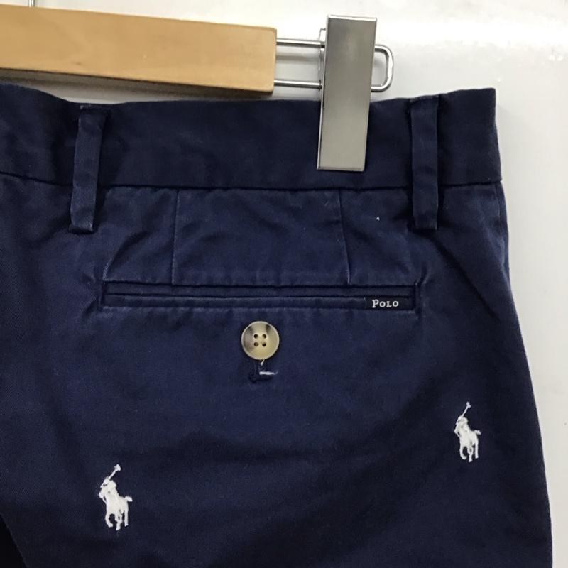 ポロラルフローレン POLO RALPH LAUREN パンツ チノパン チノパン スリムパンツ カジュアルパンツ 30インチ ロゴ、文字 紺 / ネイビー /  メンズ USED 古着 中古 10151358
