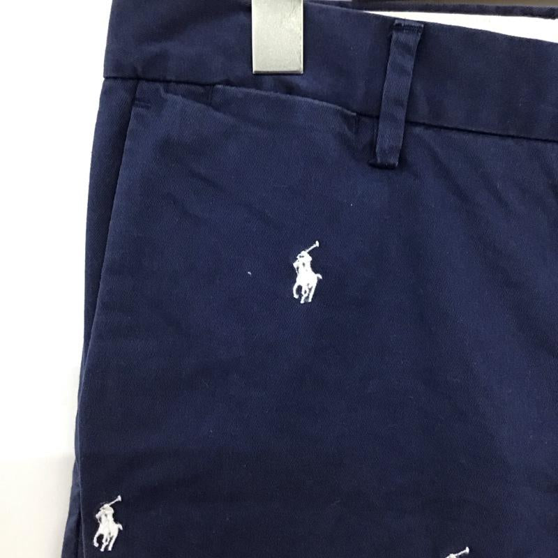 ポロラルフローレン POLO RALPH LAUREN パンツ チノパン チノパン スリムパンツ カジュアルパンツ 30インチ ロゴ、文字 紺 / ネイビー /  メンズ USED 古着 中古 10151358