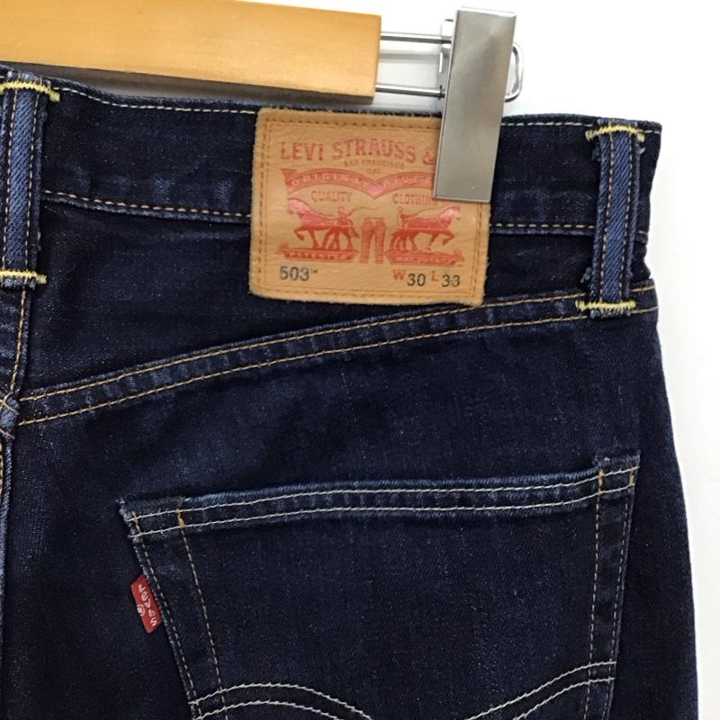 リーバイストラウスアンドコー Levi Strauss & co. パンツ デニム、ジーンズ デニムパンツ スリムパンツ カジュアルパンツ 30インチ 無地 インディゴ / インディゴ /  メンズ USED 古着 中古 10151360