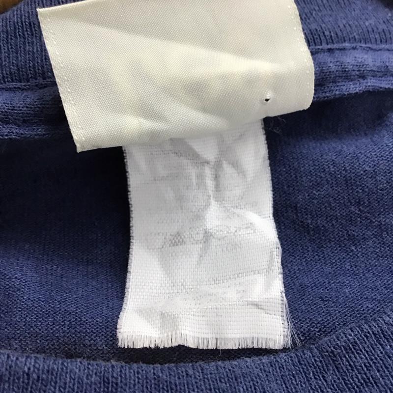 リー Lee Tシャツ 半袖 半袖カットソー プリントTシャツ クルーネックカットソー ロゴ、文字 紺 / ネイビー /  メンズ USED 古着 中古 10151364