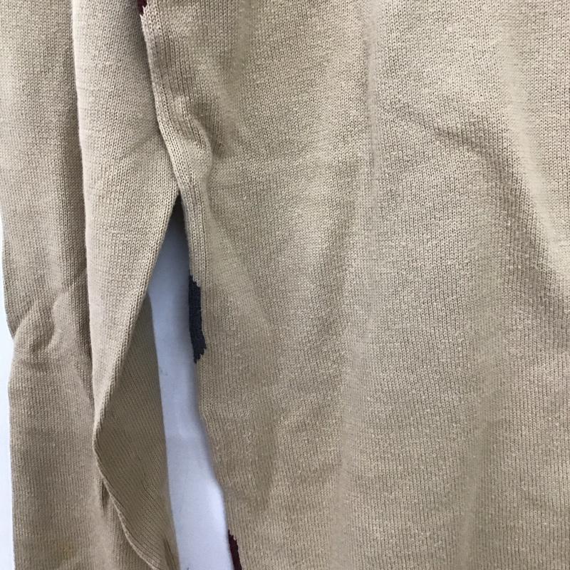 バーバリーブラックレーベル BURBERRY BLACK LABEL ニット、セーター 長袖 長袖ニットカットソー クルーネック セーター 2 プリント マルチカラー / マルチカラー /  メンズ USED 古着 中古 10151367