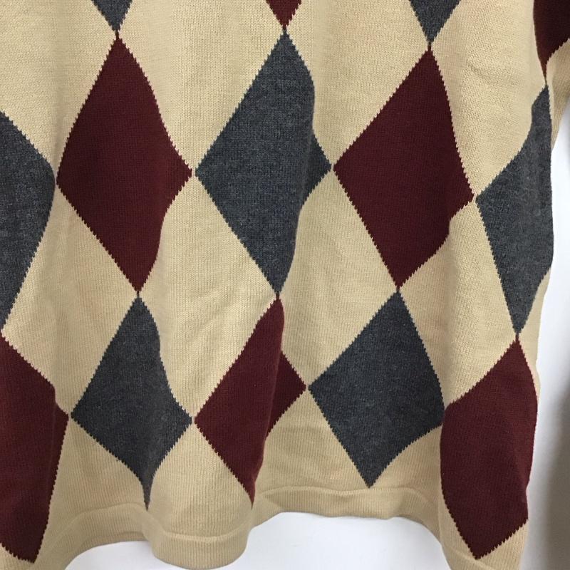 バーバリーブラックレーベル BURBERRY BLACK LABEL ニット、セーター 長袖 長袖ニットカットソー クルーネック セーター 2 プリント マルチカラー / マルチカラー /  メンズ USED 古着 中古 10151367