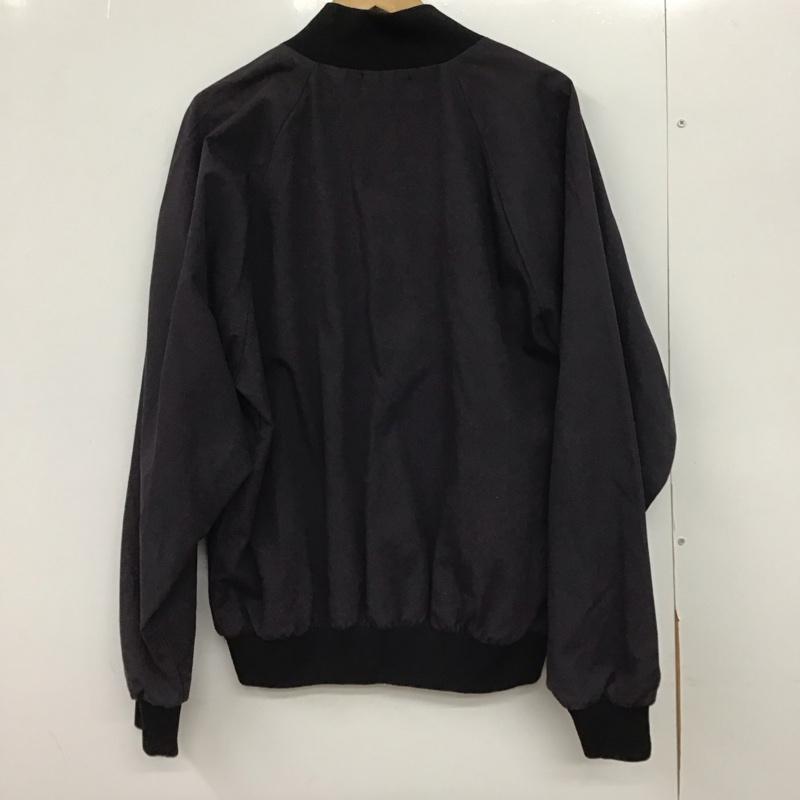 古着 USED ジャケット、上着 ジャンパー、ブルゾン ジャケット アウター ノーカラージャケット L ロゴ、文字 黒 / ブラック /  メンズ USED 古着 中古 10151371