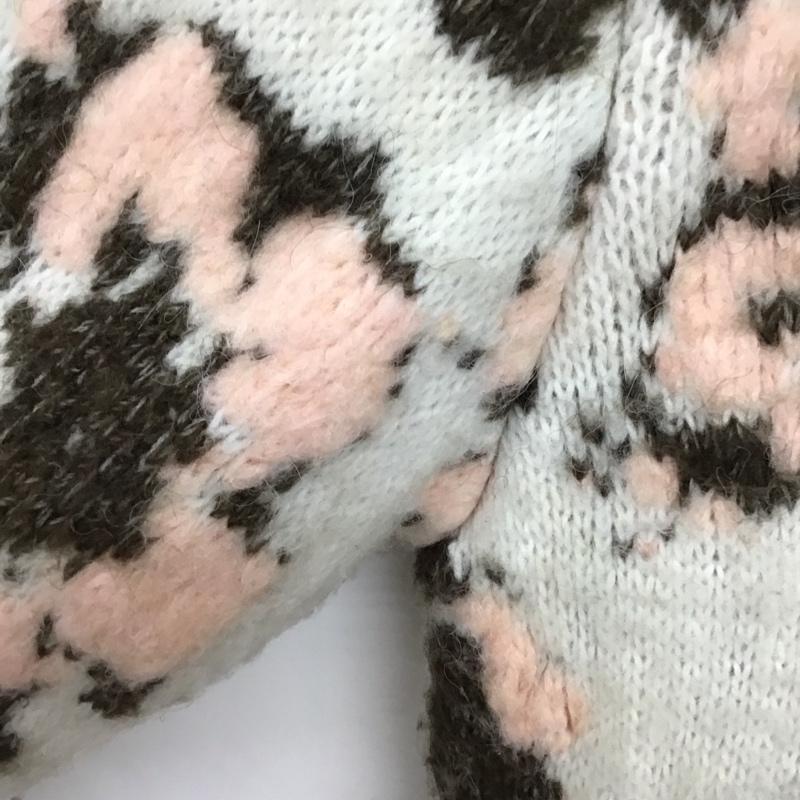 ザラ ZARA ニット、セーター 長袖 長袖ニットカットソー クルーネック セーター M 総柄 マルチカラー / マルチカラー / multicolor レディース USED 古着 中古 10151376