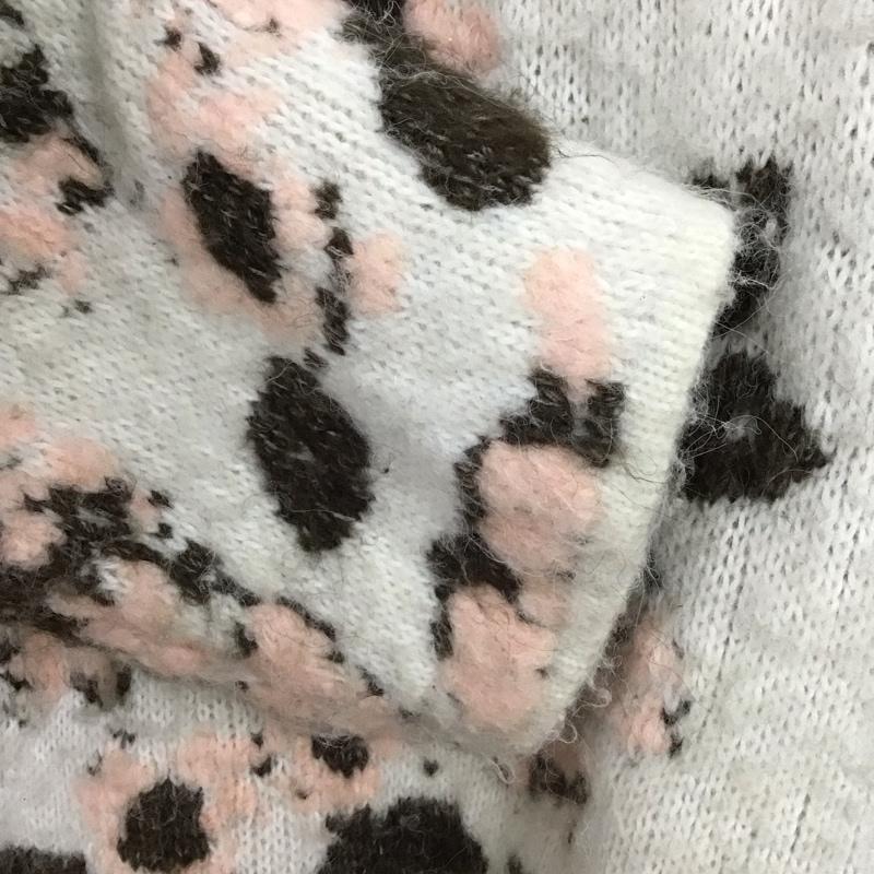 ザラ ZARA ニット、セーター 長袖 長袖ニットカットソー クルーネック セーター M 総柄 マルチカラー / マルチカラー / multicolor レディース USED 古着 中古 10151376
