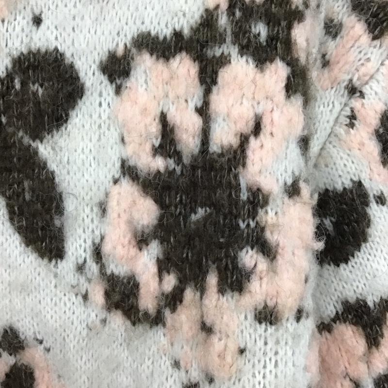 ザラ ZARA ニット、セーター 長袖 長袖ニットカットソー クルーネック セーター M 総柄 マルチカラー / マルチカラー / multicolor レディース USED 古着 中古 10151376