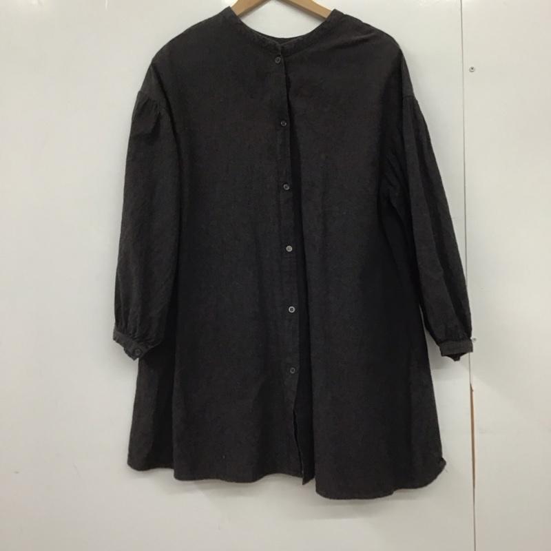 サマンサモスモス Samansa Mos2 シャツ、ブラウス 半袖 lnr-1709879 半袖シャツ チュニックシャツ FREE 無地 チャコールグレー / チャコールグレー / レディース USED 古着 中古 10151378