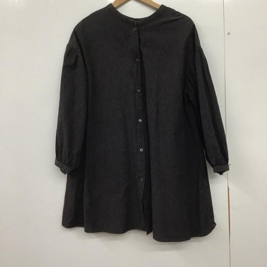 サマンサモスモス Samansa Mos2 シャツ、ブラウス 半袖 lnr-1709879 半袖シャツ チュニックシャツ FREE 無地 チャコールグレー / チャコールグレー / レディース USED 古着 中古 10151378