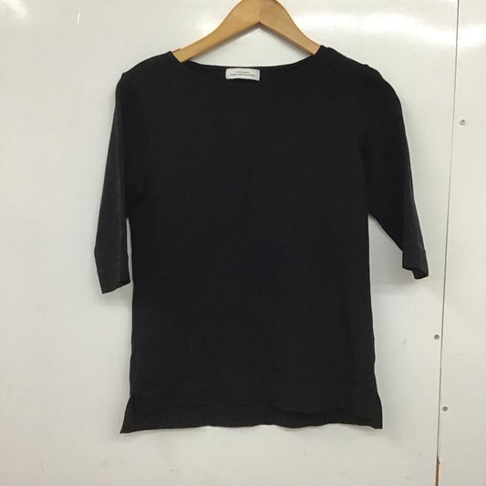 ユナイテッドアローズグリーンレーベルリラクシング UNITED ARROWS green label relaxing カットソー 半袖 半袖カットソー 無地Tシャツ クルーネックカットソー 無地 黒 / ブラック / black レディース USED 古着 中古 10151386
