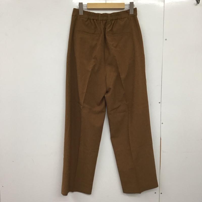 ローリーズファーム LOWRYS FARM パンツ スラックス スラックスパンツ ワイドパンツ センタータックパンツ L 無地 茶 / ブラウン / brown レディース USED 古着 中古 10151395