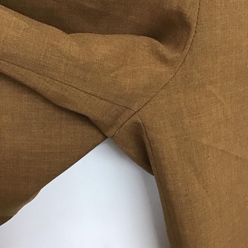 ローリーズファーム LOWRYS FARM パンツ スラックス スラックスパンツ ワイドパンツ センタータックパンツ L 無地 茶 / ブラウン / brown レディース USED 古着 中古 10151395