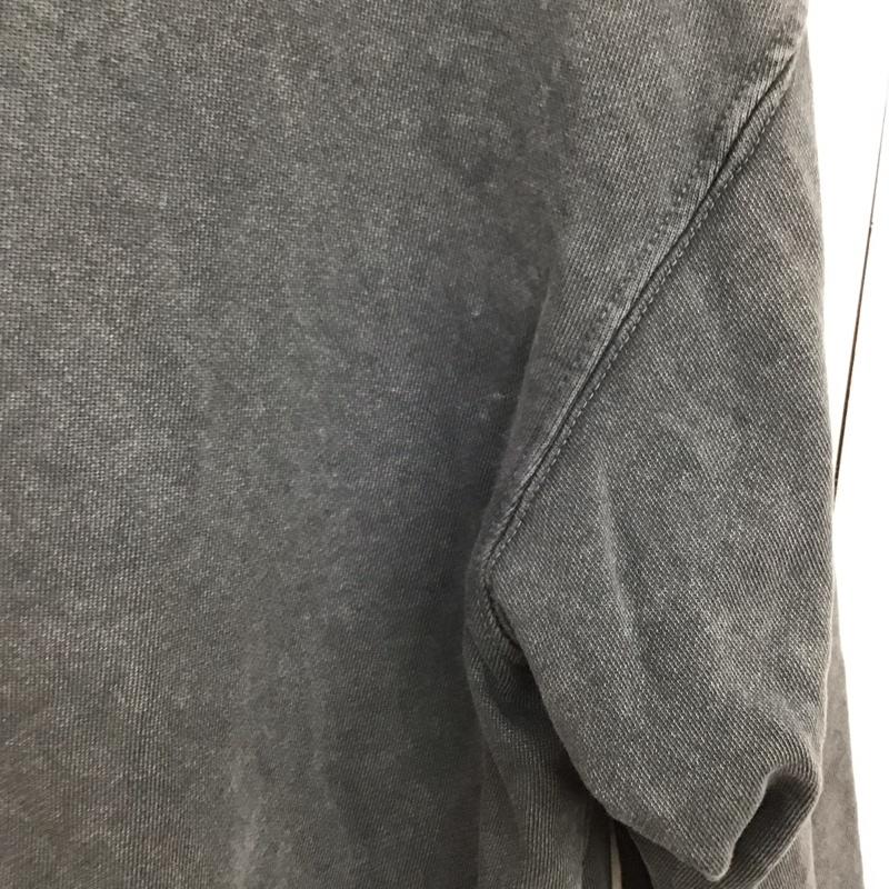 ザラ ZARA トレーナー 半袖 半袖スウェットカットソー クルーネックカットソー S 無地 チャコールグレー / チャコールグレー / レディース USED 古着 中古 10151400