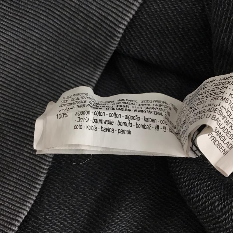 ザラ ZARA トレーナー 半袖 半袖スウェットカットソー クルーネックカットソー S 無地 チャコールグレー / チャコールグレー / レディース USED 古着 中古 10151400