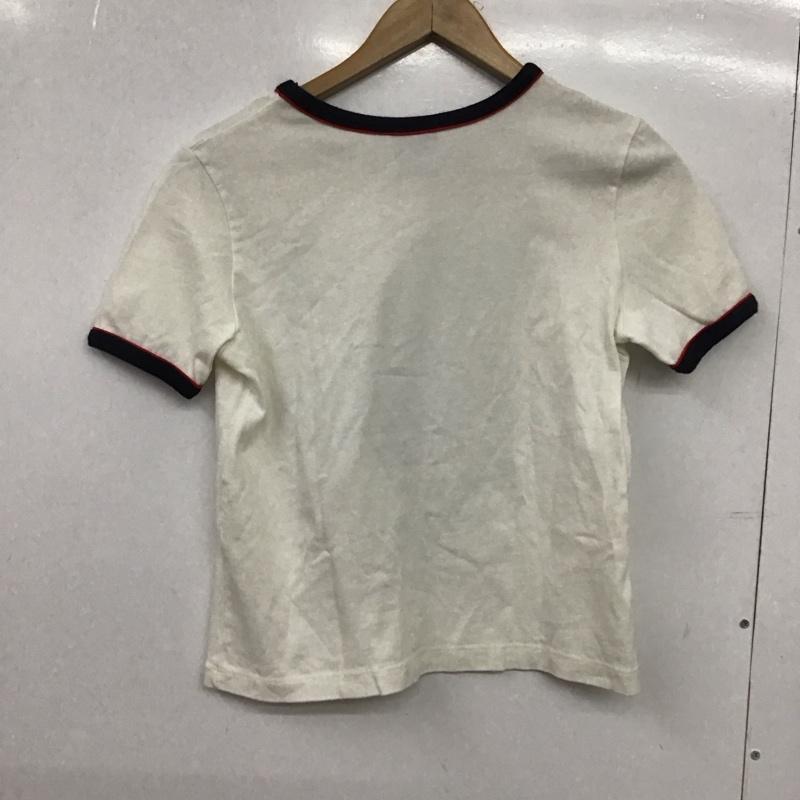ザラ ZARA Tシャツ 半袖 半袖カットソー プリントTシャツ クルーネックカットソー S プリント X キャラクター 白 / ホワイト / white レディース USED 古着 中古 10151401
