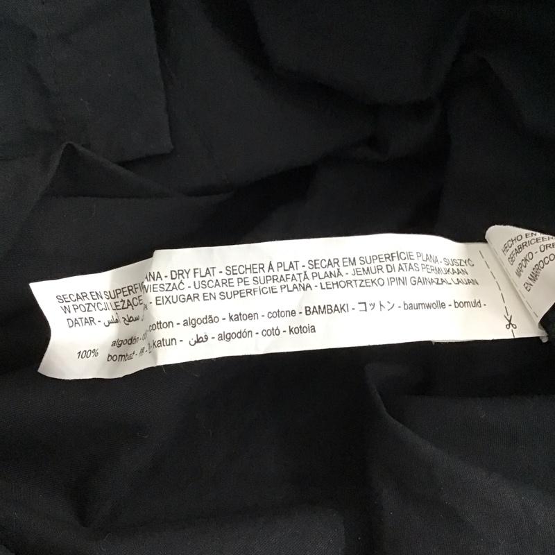 ザラ ZARA シャツ、ブラウス 長袖 長袖シャツ 無地シャツ カラーシャツ S 無地 黒 / ブラック / black レディース USED 古着 中古 10151403