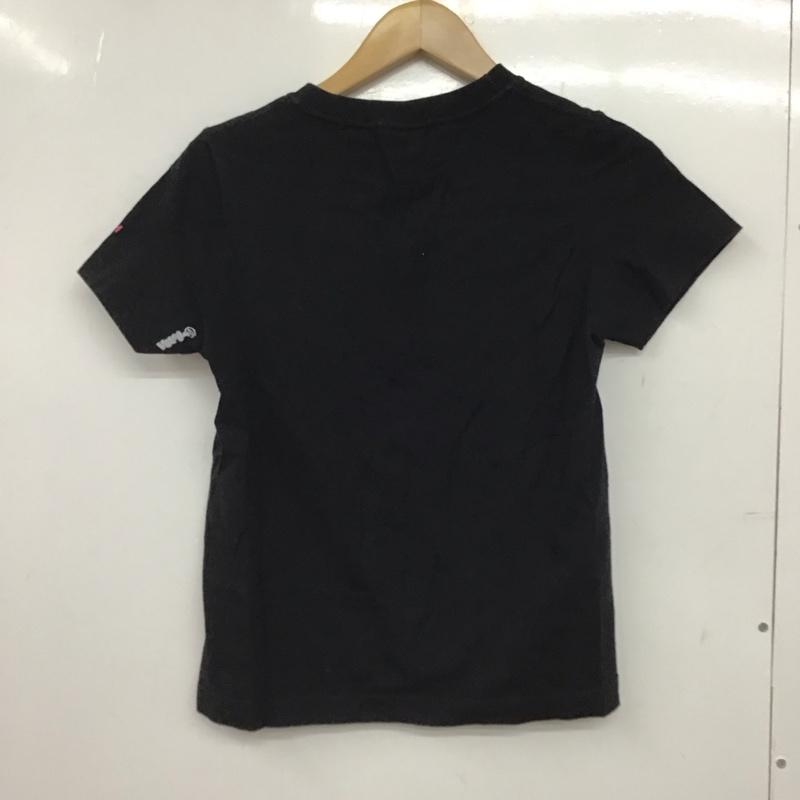 ボルコム VOLCOM Tシャツ 半袖 半袖カットソー プリントTシャツ クルーネックカットソー S プリント 黒 / ブラック / black レディース USED 古着 中古 10151404