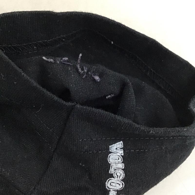 ボルコム VOLCOM Tシャツ 半袖 半袖カットソー プリントTシャツ クルーネックカットソー S プリント 黒 / ブラック / black レディース USED 古着 中古 10151404