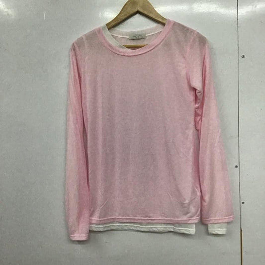 フリークスストア FREAK S STORE カットソー 長袖 長袖カットソー 無地カットソー クルーネック FREE 無地 桃 / ピンク / pink レディース USED 古着 中古 10151408