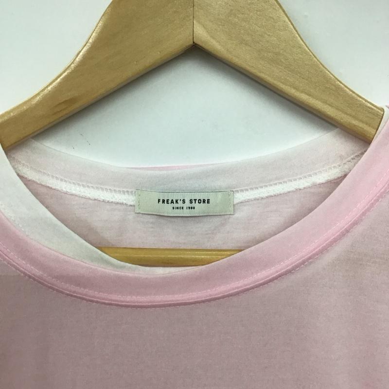 フリークスストア FREAK S STORE カットソー 長袖 長袖カットソー 無地カットソー クルーネック FREE 無地 桃 / ピンク / pink レディース USED 古着 中古 10151408