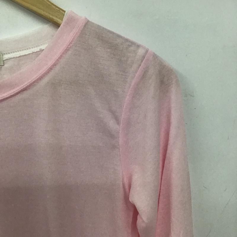 フリークスストア FREAK S STORE カットソー 長袖 長袖カットソー 無地カットソー クルーネック FREE 無地 桃 / ピンク / pink レディース USED 古着 中古 10151408