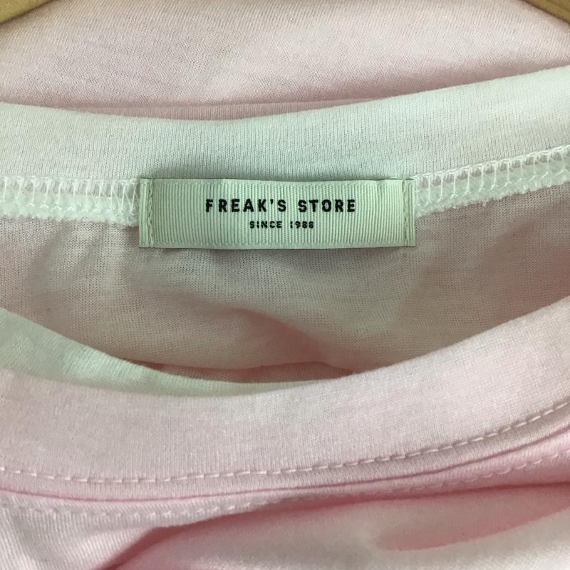 フリークスストア FREAK S STORE カットソー 長袖 長袖カットソー 無地カットソー クルーネック FREE 無地 桃 / ピンク / pink レディース USED 古着 中古 10151408