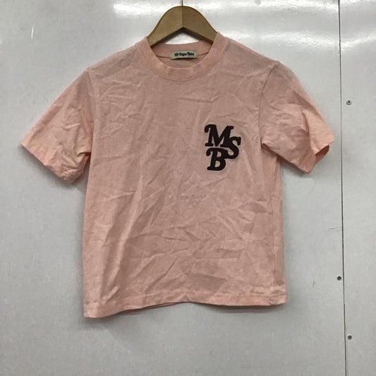 マイシュガーベイブ My Sugar Babe Tシャツ 半袖 半袖カットソー プリントTシャツ クルーネックカットソー S 無地 桃 / ピンク / pink レディース USED 古着 中古 10151411