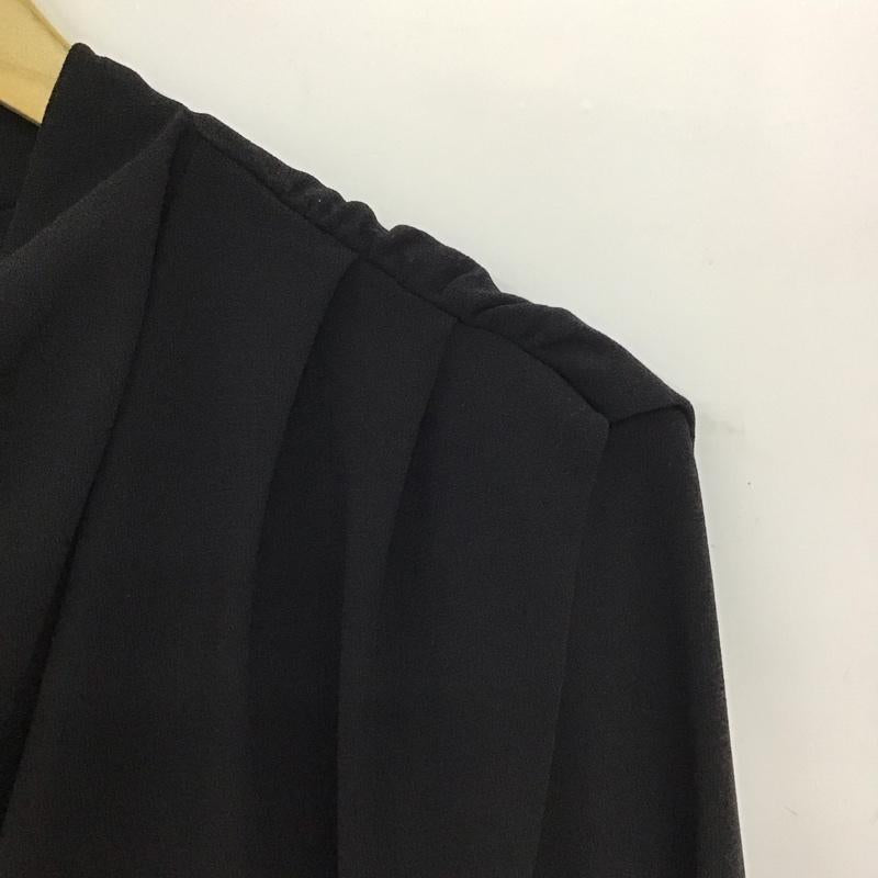 ザラ ZARA カットソー 長袖 長袖カットソー 無地カットソー プルオーバーシャツ M 無地 黒 / ブラック / black レディース USED 古着 中古 10151412