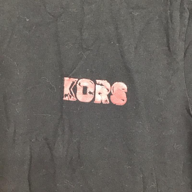 マイケルコース MICHAEL KORS Tシャツ 半袖 半袖カットソー プリントTシャツ クルーネックカットソー M 無地 黒 / ブラック / black レディース USED 古着 中古 10151414