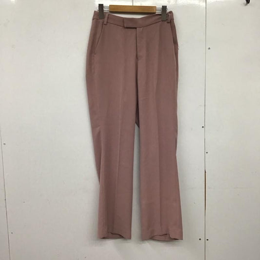 ローリーズファーム LOWRYS FARM パンツ スラックス スラックスパンツ ワイドパンツ センタータックパンツ L 無地 桃 / ピンク / pink レディース USED 古着 中古 10151421