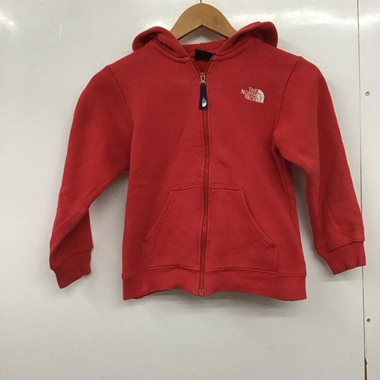 ザノースフェイス THE NORTH FACE パーカー 長袖 ntj61630 ジップアップパーカー スウェット 140cm 無地 赤 / レッド / red ボーイズ USED 古着 中古 10151431