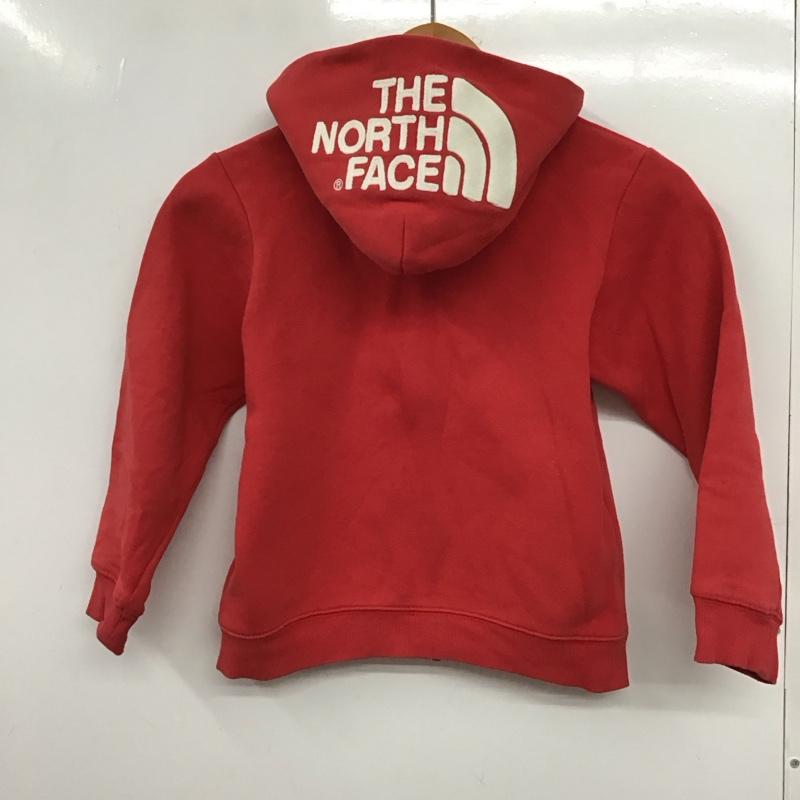 ザノースフェイス THE NORTH FACE パーカー 長袖 ntj61630 ジップアップパーカー スウェット 140cm 無地 赤 / レッド / red ボーイズ USED 古着 中古 10151431