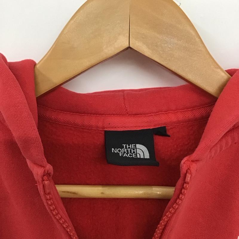 ザノースフェイス THE NORTH FACE パーカー 長袖 ntj61630 ジップアップパーカー スウェット 140cm 無地 赤 / レッド / red ボーイズ USED 古着 中古 10151431