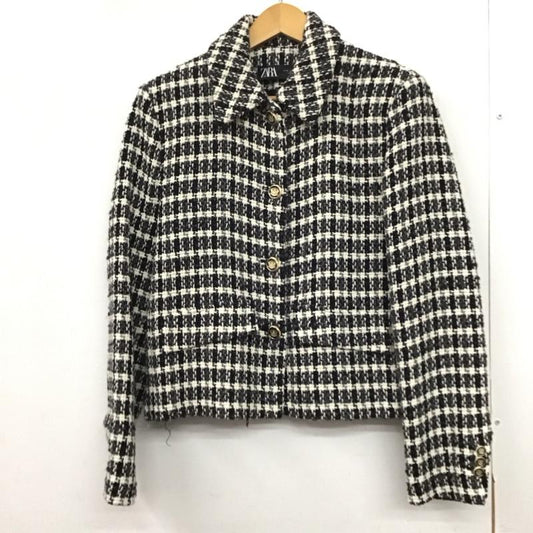 ザラ ZARA ジャケット、上着 ジャケット、ブレザー カジュアルジャケット アウター カラージャケット M チェック マルチカラー / マルチカラー / multicolor レディース USED 古着 中古 10151434