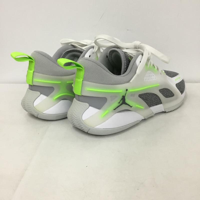 ナイキ NIKE スニーカー スニーカー FZ2473-103 バスケットシューズ JORDAN HEIR 24.5cm 24.5cm ワンポイント 白 / ホワイト / white X 灰 / グレー / gray X 薄緑 / ライトグリーン / レディース USED 古着 中古 10151437