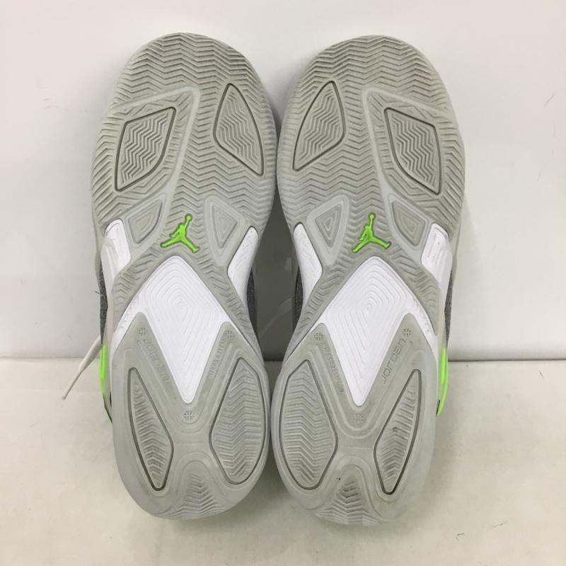 ナイキ NIKE スニーカー スニーカー FZ2473-103 バスケットシューズ JORDAN HEIR 24.5cm 24.5cm ワンポイント 白 / ホワイト / white X 灰 / グレー / gray X 薄緑 / ライトグリーン / レディース USED 古着 中古 10151437