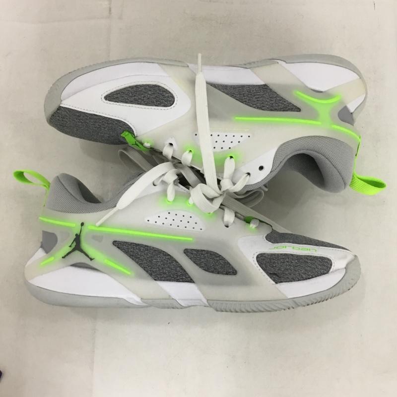 ナイキ NIKE スニーカー スニーカー FZ2473-103 バスケットシューズ JORDAN HEIR 24.5cm 24.5cm ワンポイント 白 / ホワイト / white X 灰 / グレー / gray X 薄緑 / ライトグリーン / レディース USED 古着 中古 10151437
