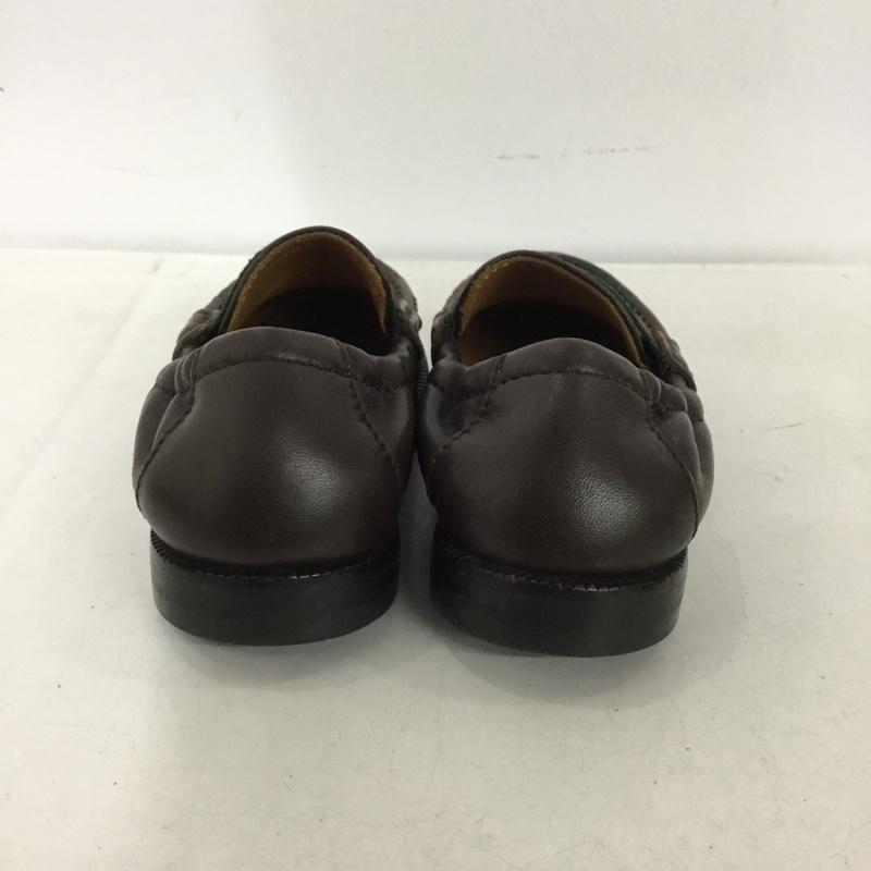 グッチ GUCCI シューズ シューズ ベビー356069 チルドレンズ 24 無地 茶 / ブラウン / brown ガールズ USED 古着 中古 10151439