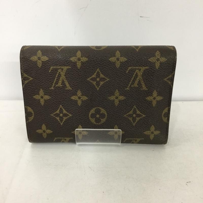 ルイヴィトン LOUIS VUITTON 財布 長財布 SP0040 ポルトトレゾール エテュイパピエ モノグラム 総柄 茶 / ブラウン / brown レディース USED 古着 中古 10151441