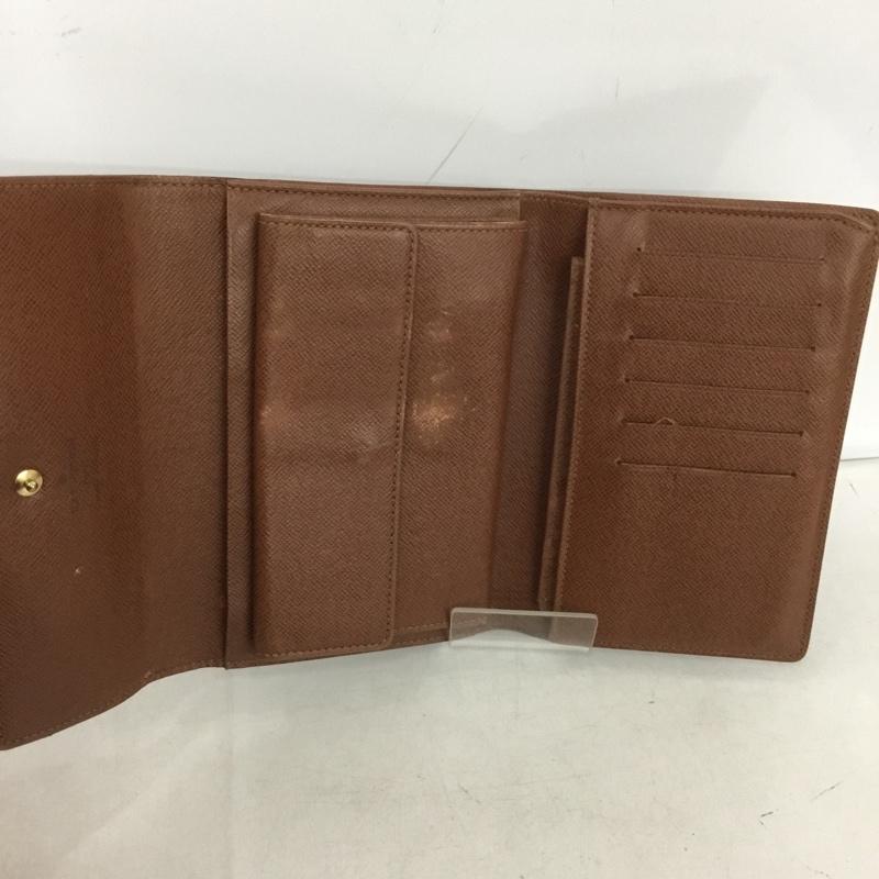 ルイヴィトン LOUIS VUITTON 財布 長財布 SP0040 ポルトトレゾール エテュイパピエ モノグラム 総柄 茶 / ブラウン / brown レディース USED 古着 中古 10151441