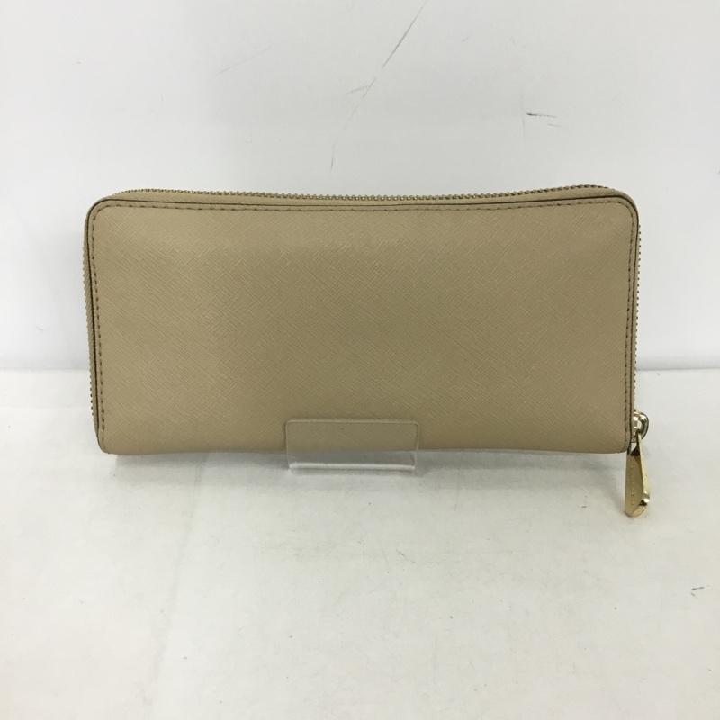 マイケルコース MICHAEL KORS 財布 長財布 35H3GGTVZ3L ラウンドファスナー ロゴ、文字 ベージュ / ベージュ / beige レディース USED 古着 中古 10151442