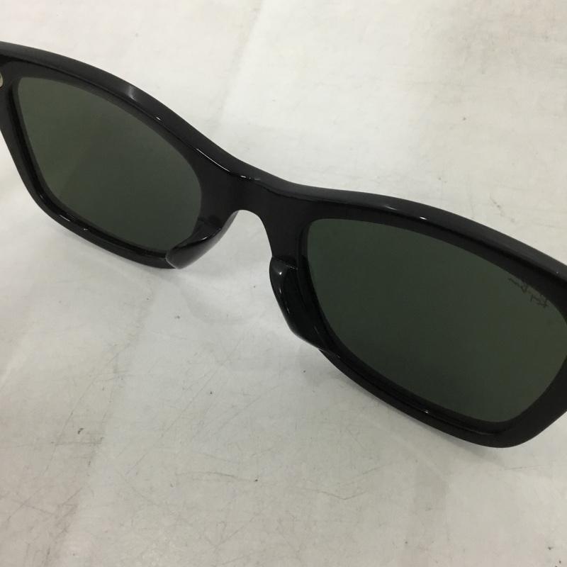 レイバン Ray-Ban めがね・サングラス サングラス RB2140-F ORIGINAL WAYFARER CLASSIC ケース付き グリーンレンズ ロゴ、文字 黒 / ブラック / black メンズ USED 古着 中古 10151444