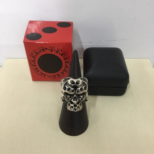 テンダーロイン TENDERLOIN アクセサリー 指輪 ボルネオスカルリング 19号 箱有 無地 銀 / シルバー / silver color メンズ USED 古着 中古 10151445